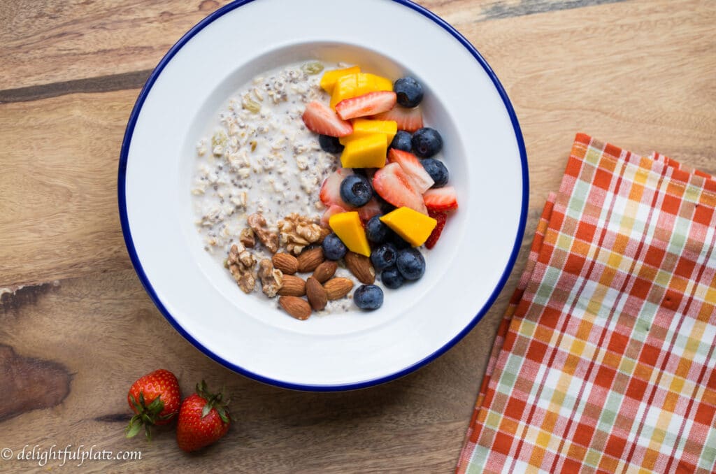 Overnight oat chia seed