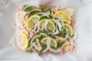Silky slow baked salmon