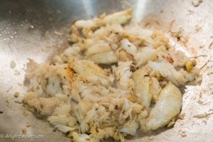 Crab Cellophane Noodles is a traditional Vietnamese dish. The dish is incredibly delicious with the natural sweetness of crab meat, soft translucent noodles, crunchy vegetables, and refreshing lime fish sauce dressing.