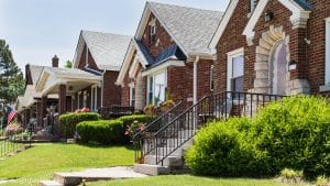 A street in the Hill neighborhood, St. Louis