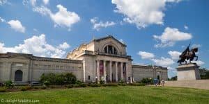 St. Louis Art Museum, located in Forest Park, perfect for a weekend getaway trip
