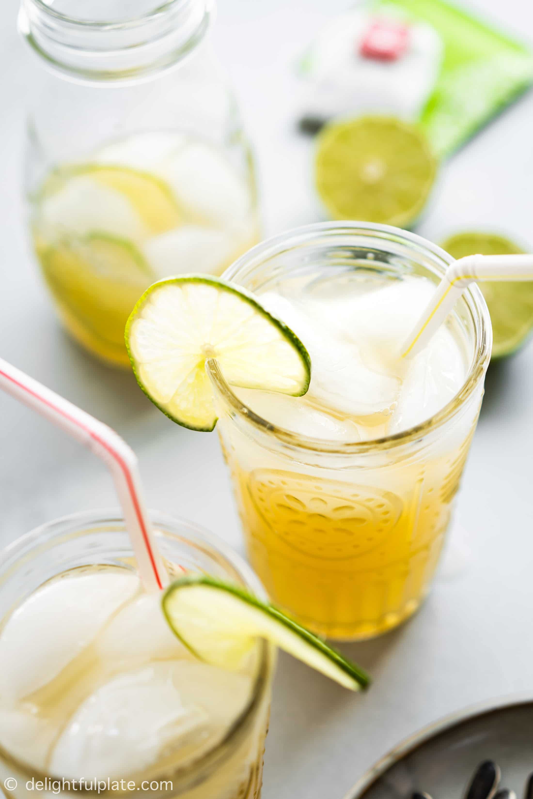 Vietnamese Lime Iced Tea (Tra Chanh Hanoi) is a refreshing and thirst-quenching drink for summer. It is very quick and easy to make with simple ingredients.