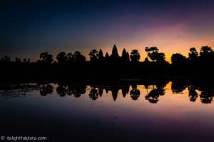 Must See in Siem Reap - Angkor Wat at sunrise with reflection