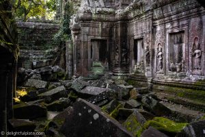 Atmospheric Ta Prohm in early morning