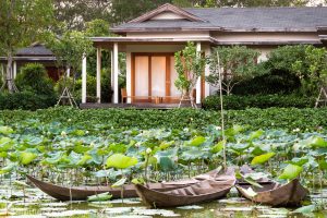 Lake-view room at Azerai Can Tho