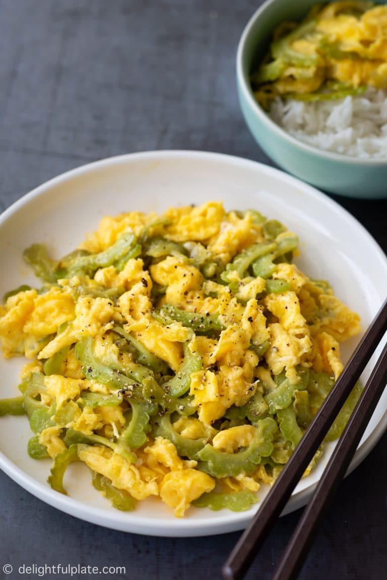 Vietnamese Bitter Melon Stir-Fry with Eggs