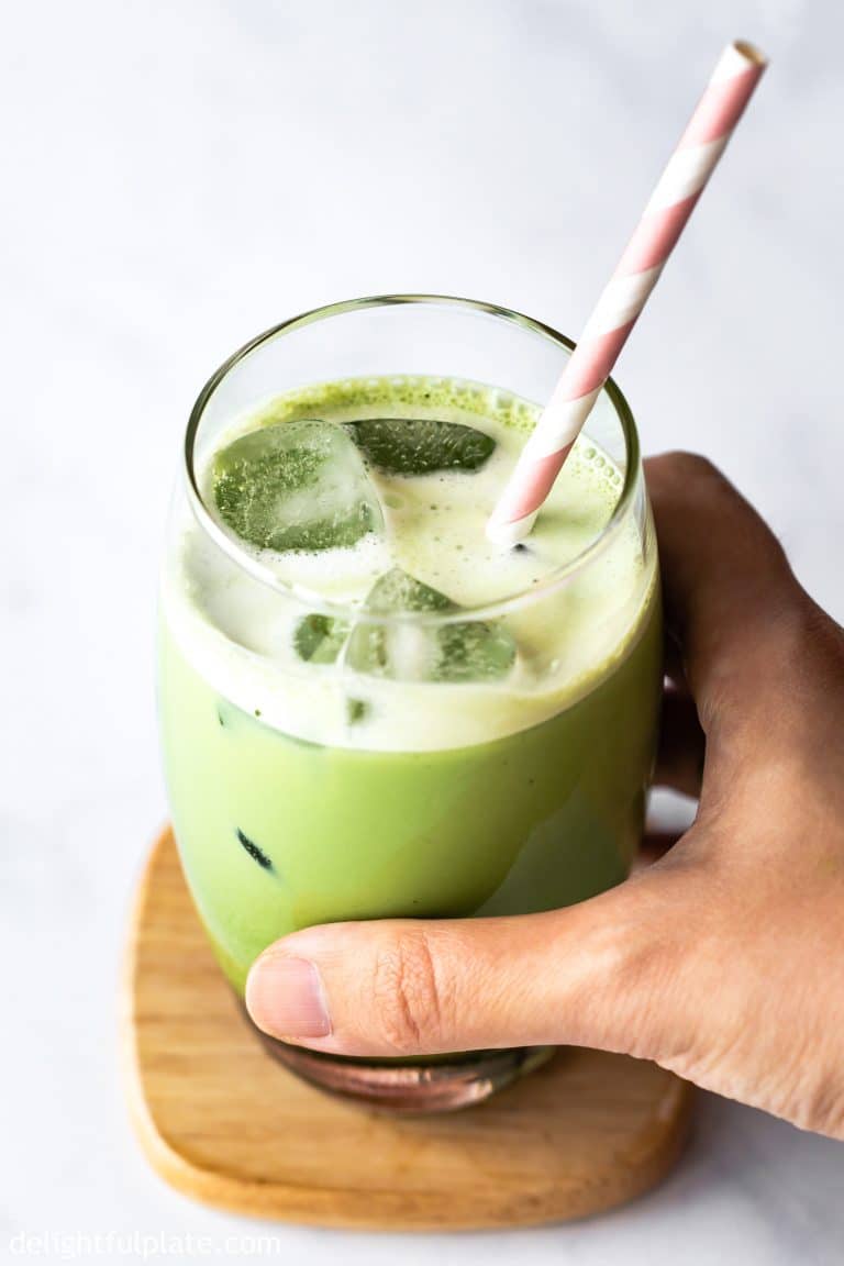 Blender Iced Matcha Latte