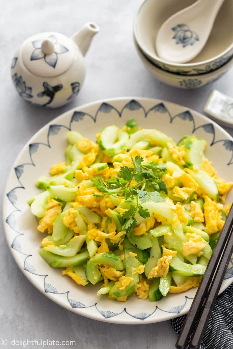 Stir-Fried Cucumber with Egg