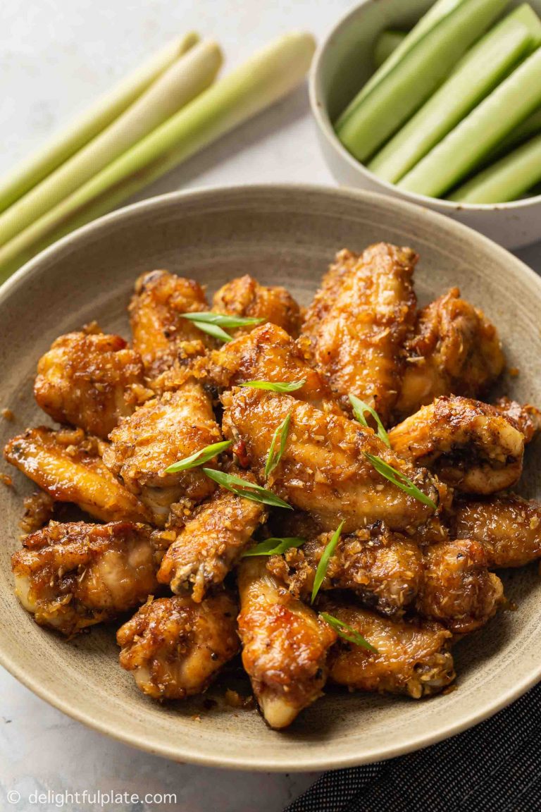 Air Fryer Lemongrass Chicken Wings