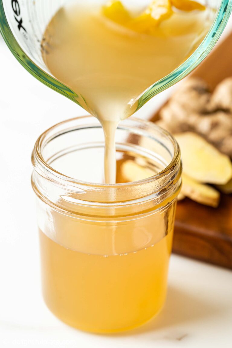 How to Make Ginger Syrup for Drinks