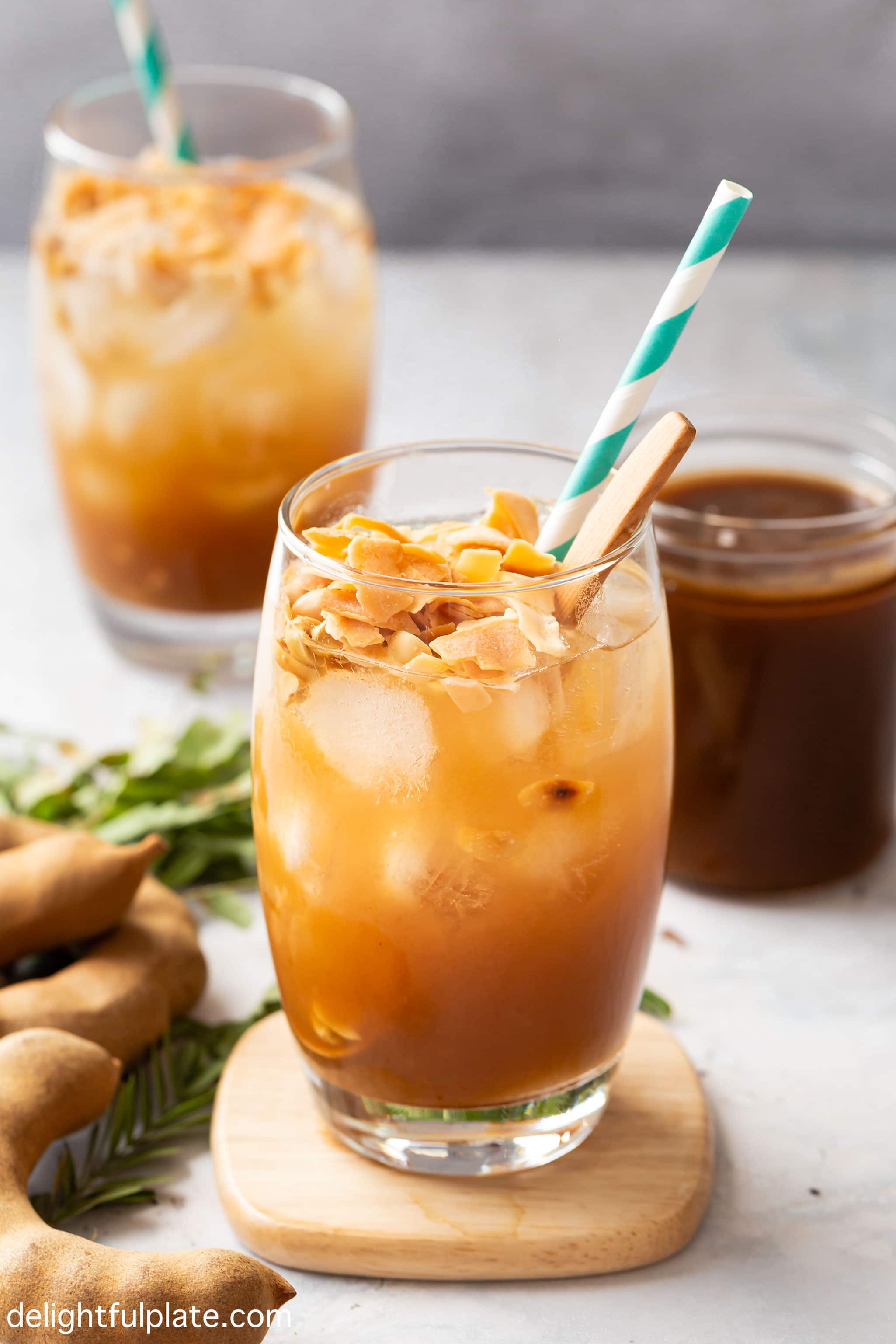 glasses of tamarind juice