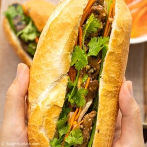 Vietnamese Beef Banh Mi