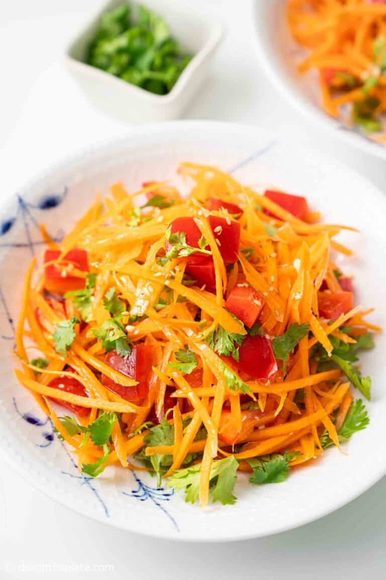 Super Easy Asian Carrot Salad