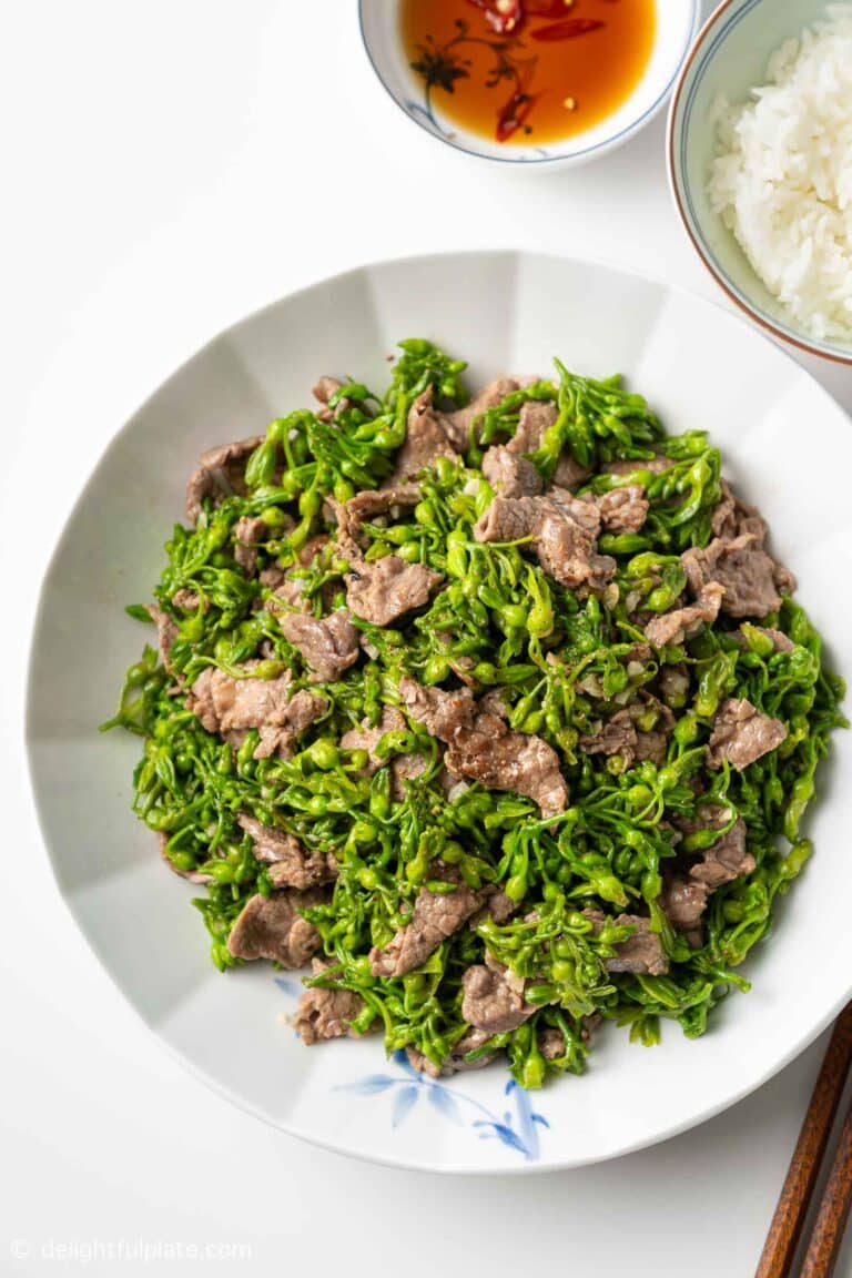 Vietnamese Stir-fried Beef with Tonkin Flowers